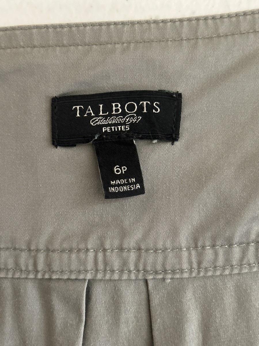 Chemisier Talbots Taille 6P (petite) Vert - Classique à Boutons - Occasion Très Bon état