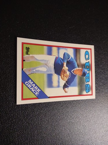Mark Grace 1988 Topps Traded #42T Chicago Cubs Rookie Card *C72