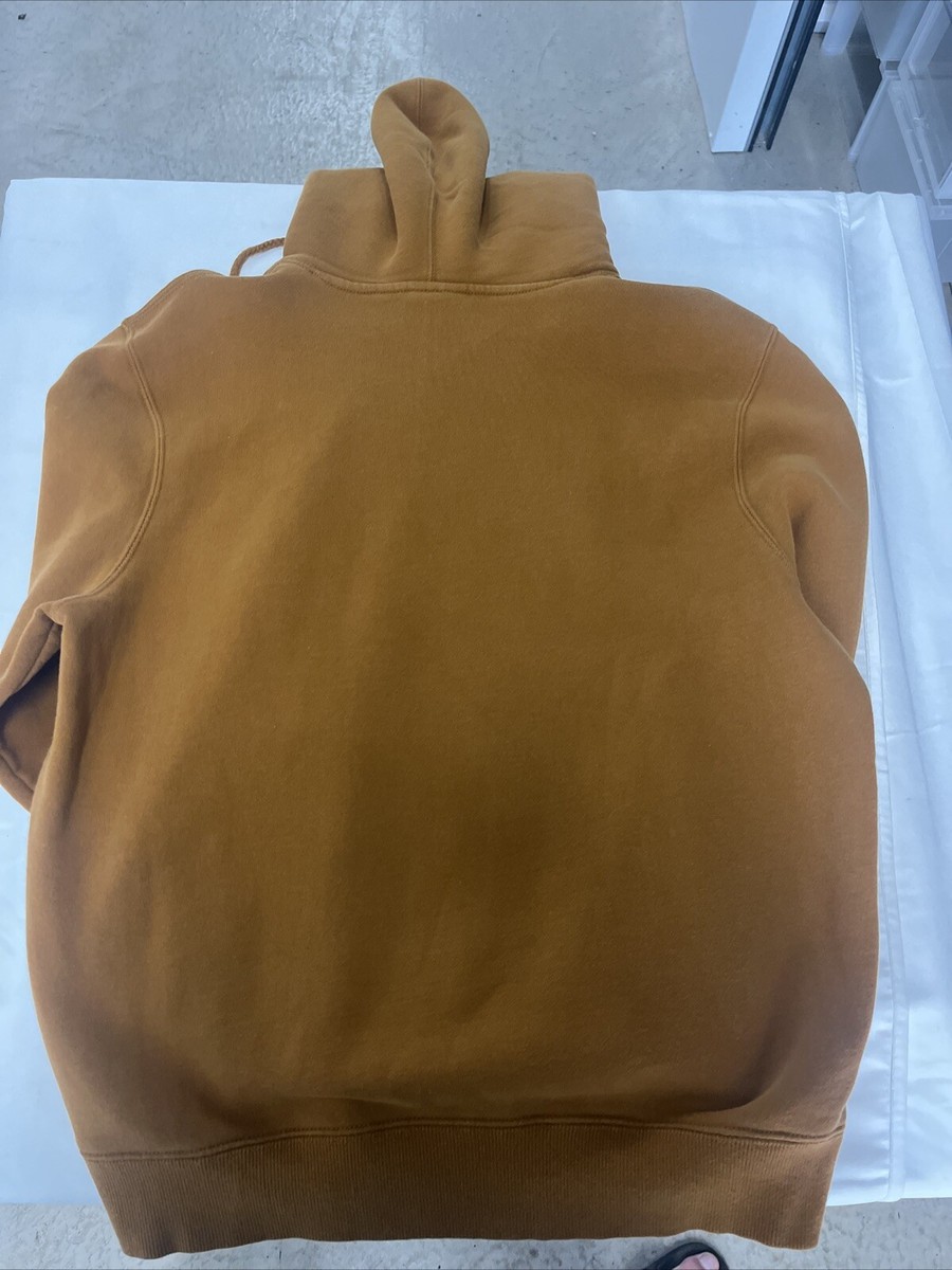 Stussy Embroidered Logo Hoodie Orange Pullover Men's Size Small | eBay