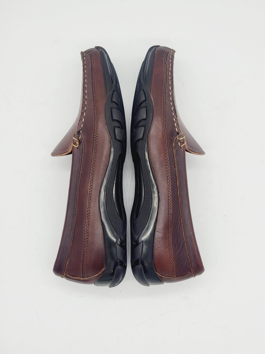 Allen Edmonds Boulder Dark Brown Leather Loafer Shoes Slip On Solid‎ Men Size 9D Allen Edmonds Boulder Dark Brown Leather Loafer Shoes Slip  main image 4