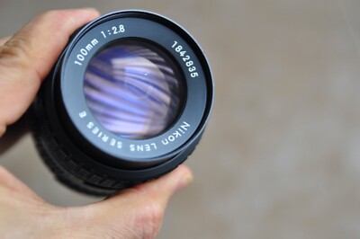 Nikon 100mm F2.8 Series E lens for Nikon Film and Nikon Digital