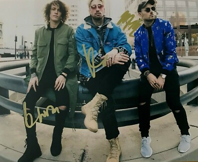 Cheat Codes DJ's Complete Group Signed 8x10 Photo Autographed All 3 COA ...
