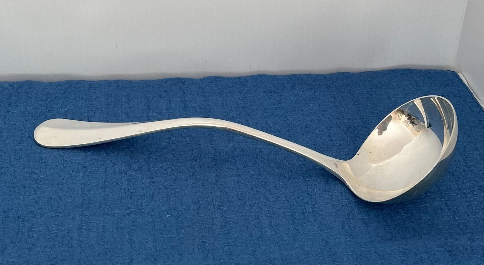 Vintage ATKIN BROS., Ltd England LARGE 11.25” Silver Plate EP A1 LADLE