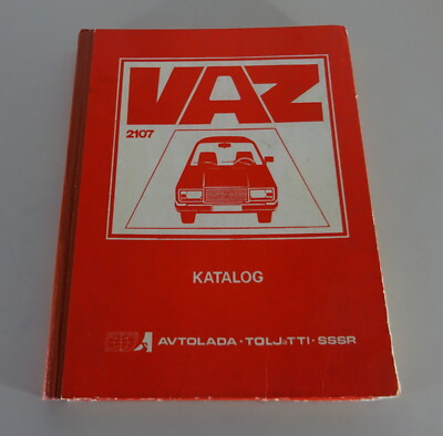 Parts Catalog / Spare Parts List Lada 1500 Sedan VAZ 2107 Model Year 1992