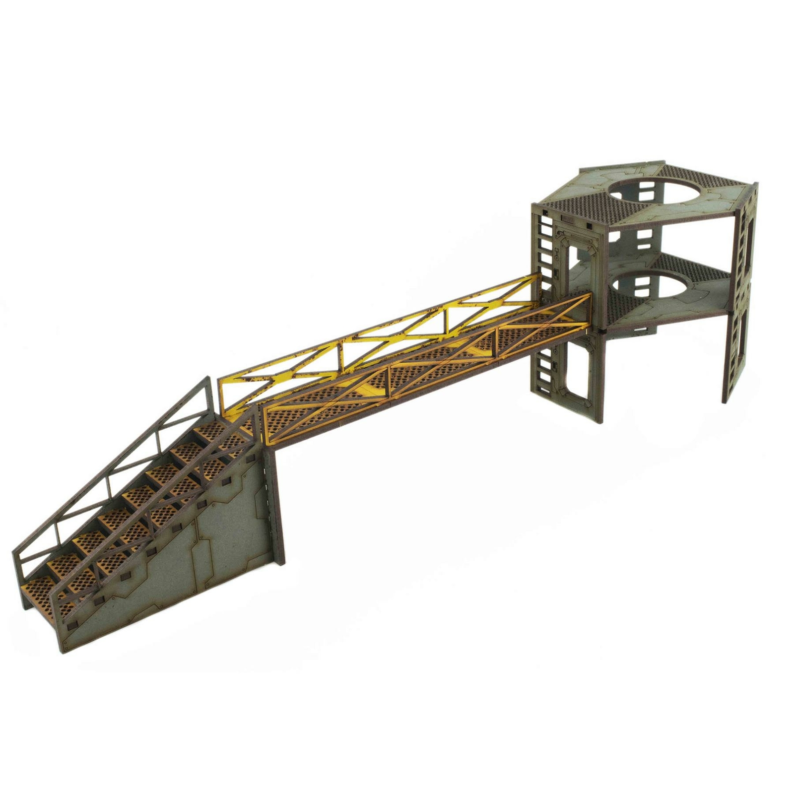 Sci fi Hive Industrial Skirmish Terrain Wargame Industry of War Battlefield Kit4