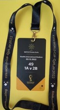 Match 49 Netherlands USA 2022 FIFA World Cup Hospitality Pass & Lanyard (Mint)