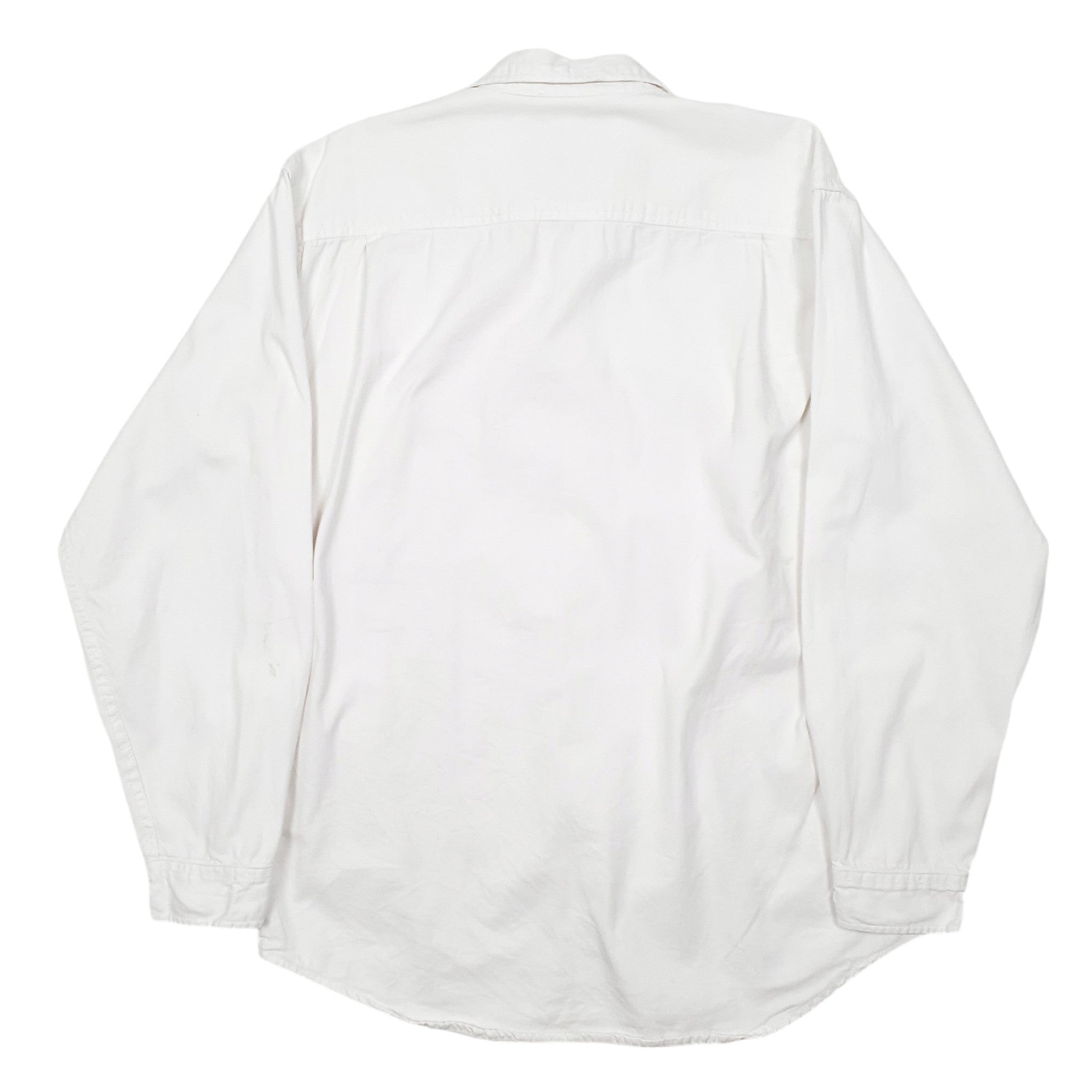 LEVIS White Shirt Denim Jeans Vintage Overshirt Shacket Long Sleeve Casual M image 3