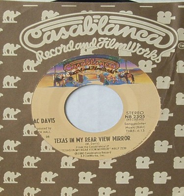 Mac Davis - Texas In My Rear View Mirror (7'', Single, 26 ) (Near Mint (NM or M-)