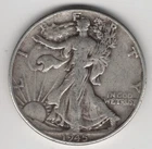 1945 P WALKING LIBERTY HALF DOLLAR 90% SILVER PHILADELPHIA .50¢ UNITED STATES