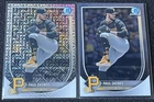 2025 Bowman Chrome - Paul Skenes 2-Card Lot #30 Chrome Mojo Refractor Pirates