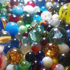 4 LBS 8 OZ MIXED MARBLES