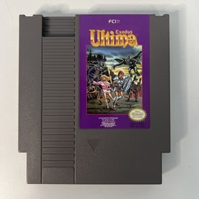 Ultima Exodus Nintendo Entertainment System Cartridge Manual Tested Fantasy NES 