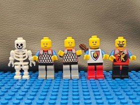 Vintage LEGO Castle 6078 Royal Drawbridge Complete -NO BOX  Printed Instructions