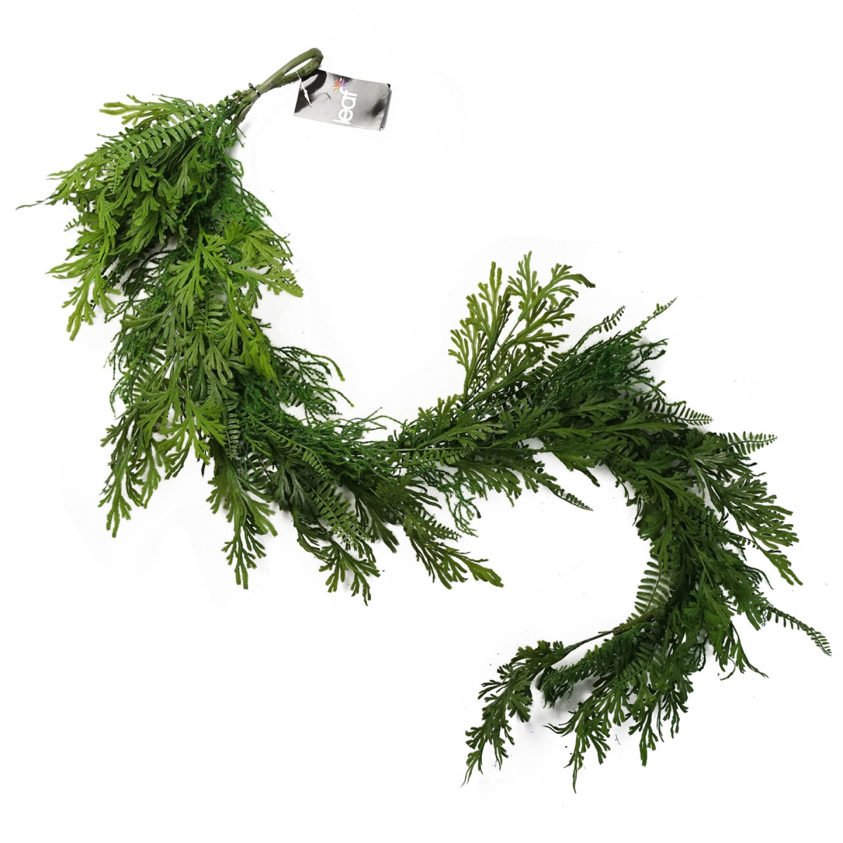 Leaf Artificial Garland 140cm - Green - Plastic - Image 2