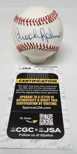 Brooks Robinson Signed Rawlings Official League Baseball JSA COA ORIOLES B1