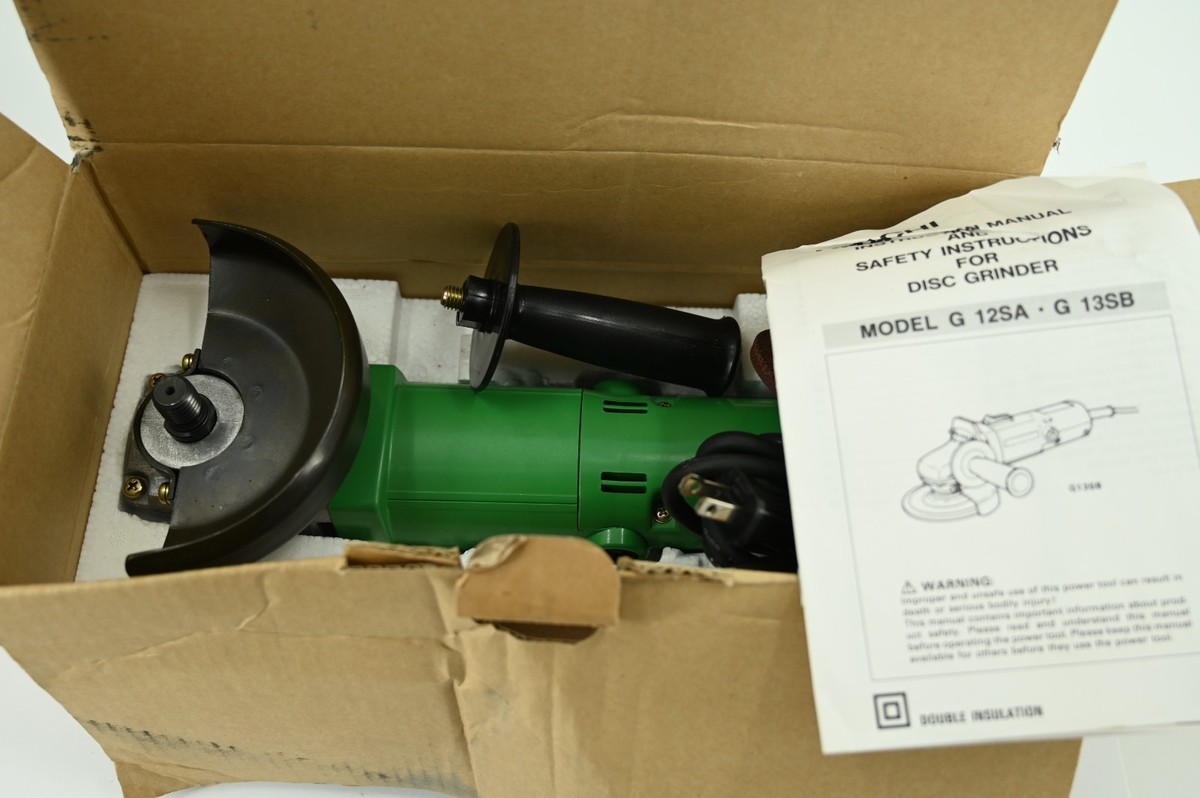 Hitachi G12SA Disc Grinder W/ Wrench 10 000rpm 120v