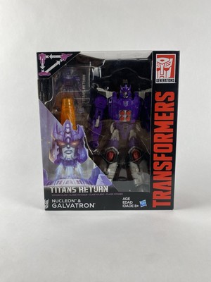 Hasbro Transformers Titans Return Nucleon & Galvatron (Sealed)