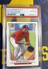 2014 Bowman Draft Top Prospects Rafael Devers #TP-37 (RC) Red Sox PSA 10