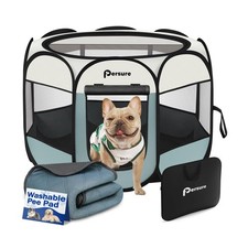 Dog Cat Playpen Indoor Outdoor for Puppy Pet Dogs Cat Travel and Recovery Aft...