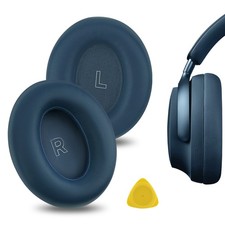Geekria Protein Leather Ear Pads for BOSE QuietComfort Ultra Headphones Blue
