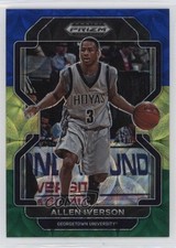 2022 Panini Prizm Draft Picks Choice Blue Yellow & Green Allen Iverson HOF 0u9w