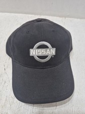 Vintage Y2K Nissan Embroidered Hat Cap Adjustable Auto Logo Emblem Black