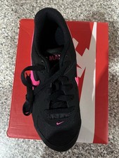 Image of Nike Air Max Ivo Trainers Junior Girls Black Pink UK 3 EU 35.5 US 3.5 Worn once!