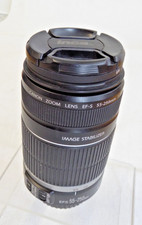 Canon EF-S EFS  55 - 250mm  f4 -5.6 Zoom IS lens - some dirt no fungus