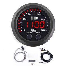 Exhaust Gas Temperature Egt Gauge Kit 52mm Ultra Thin 01800 Red Led W Sensor Exhaust Gas Temperature Egt Gauge Kit 52mm Ultra Thin 01800 Red Led W Sensor