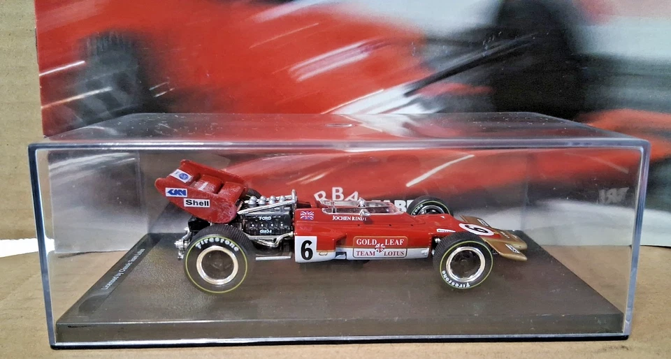 I Miti della Formula 1 sc 1/43 - Lotus 72C Ford - 1970 + fascicolo - Immagine 4 di 4