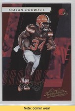 2017 Panini Absolute Isaiah Crowell #20 READ s3g