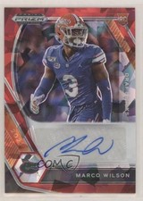 2021 Panini Prizm Draft Picks Red Ice Marco Wilson #DPA-MAR Auto 07sf