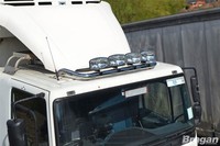 DachträGer B + Klemmen + Jumbo LED Spots FüR Isuzu NPR NQR Niedrig Lkw ZubehöR