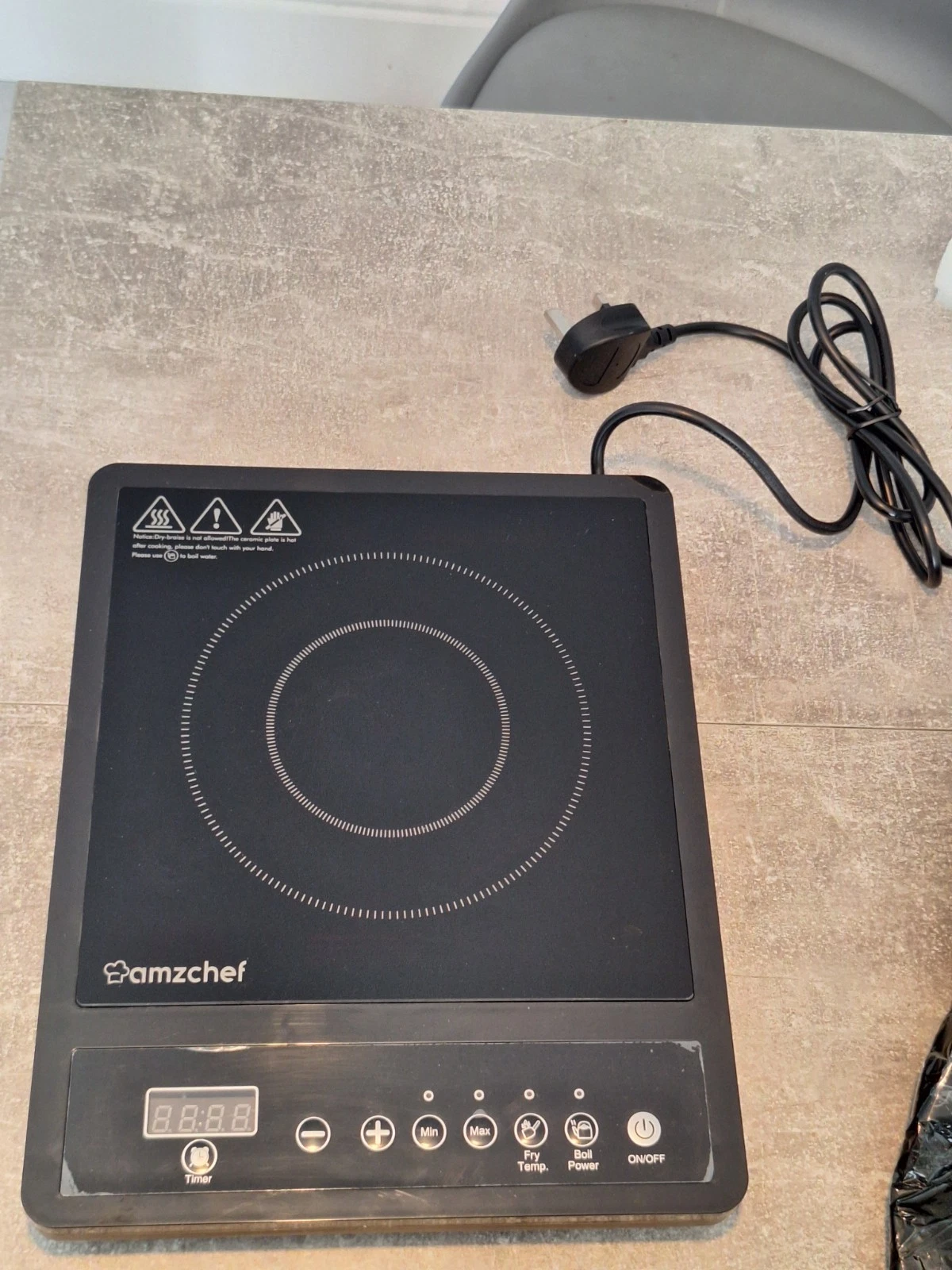 AMZCHEF Single Induction Cooker, Ultra-Thin Induction Hob 2000w
Opens in a new window or tab