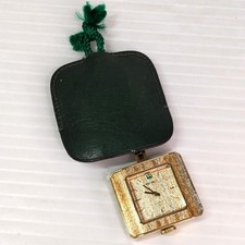 SEIKO JAPAN112810S Pocket Watch Gold Pendant Watch Vintage Authentic