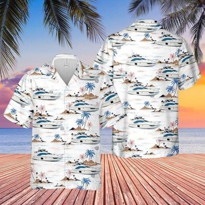 Azimut Yacht Usa Trendy Hawaiian Shirt For Men & Women Adult