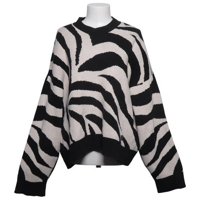 WRSTBHVR Studio, Strickpullover, Größe: L, Schwarz/Beige, Acryl/Baumwolle #gvJ