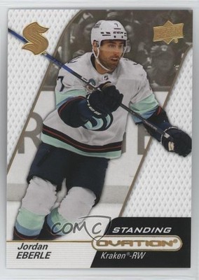 2023-24 Upper Deck Ovation Standing Gold Spectrum 51/250 Jordan Eberle #12 0tc8