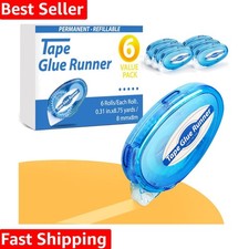 Permanent Adhesive Double Sided Tape Roller - Perfect for Scrapbooking Crafts