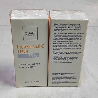 Professional-C Serum Vitamin C Serum 15% L - ASCORBIC ACID VITAMIN C SERUM 30ml