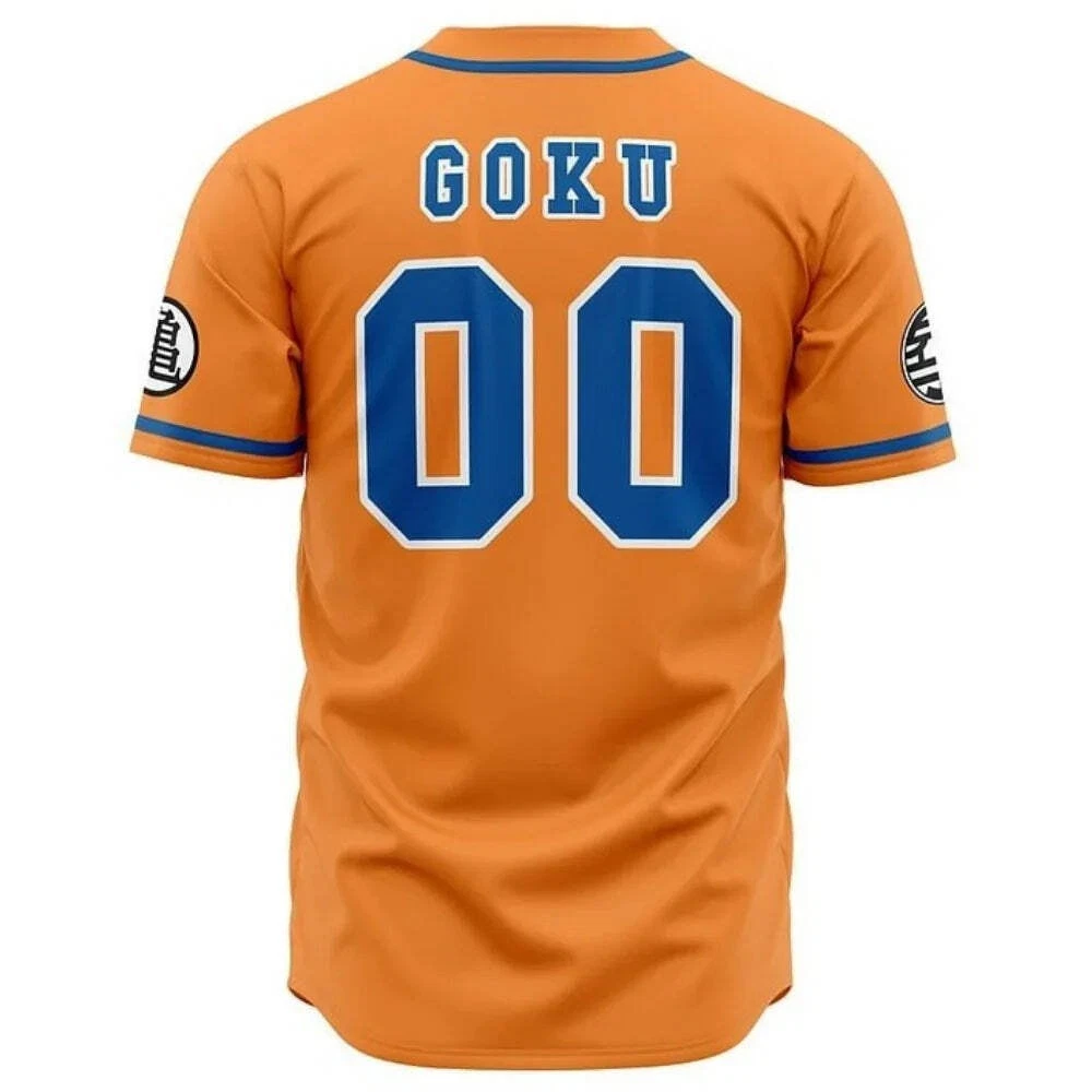 Z-Fighters Baseball Jersey | Dragon Ball Anime Jersey