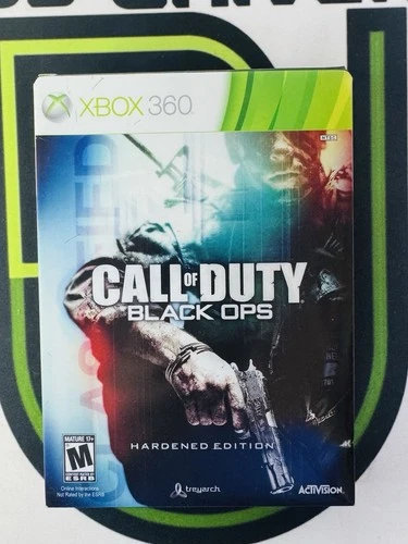 Call Of Duty Black Ops Hardended Edition Xbox 360 Complete CIB -Tested COD Medal