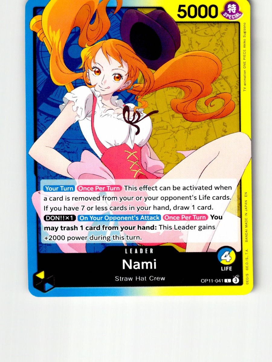 PSA9 ナミ OP11-041 Nami (041) OP11-041 Leader A Fist of Divine Speed One Piece