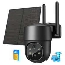 4G  LTE Surveillance Camerasolar with SIM 2K 3mp PTZ Wireless Camera 3color/IR