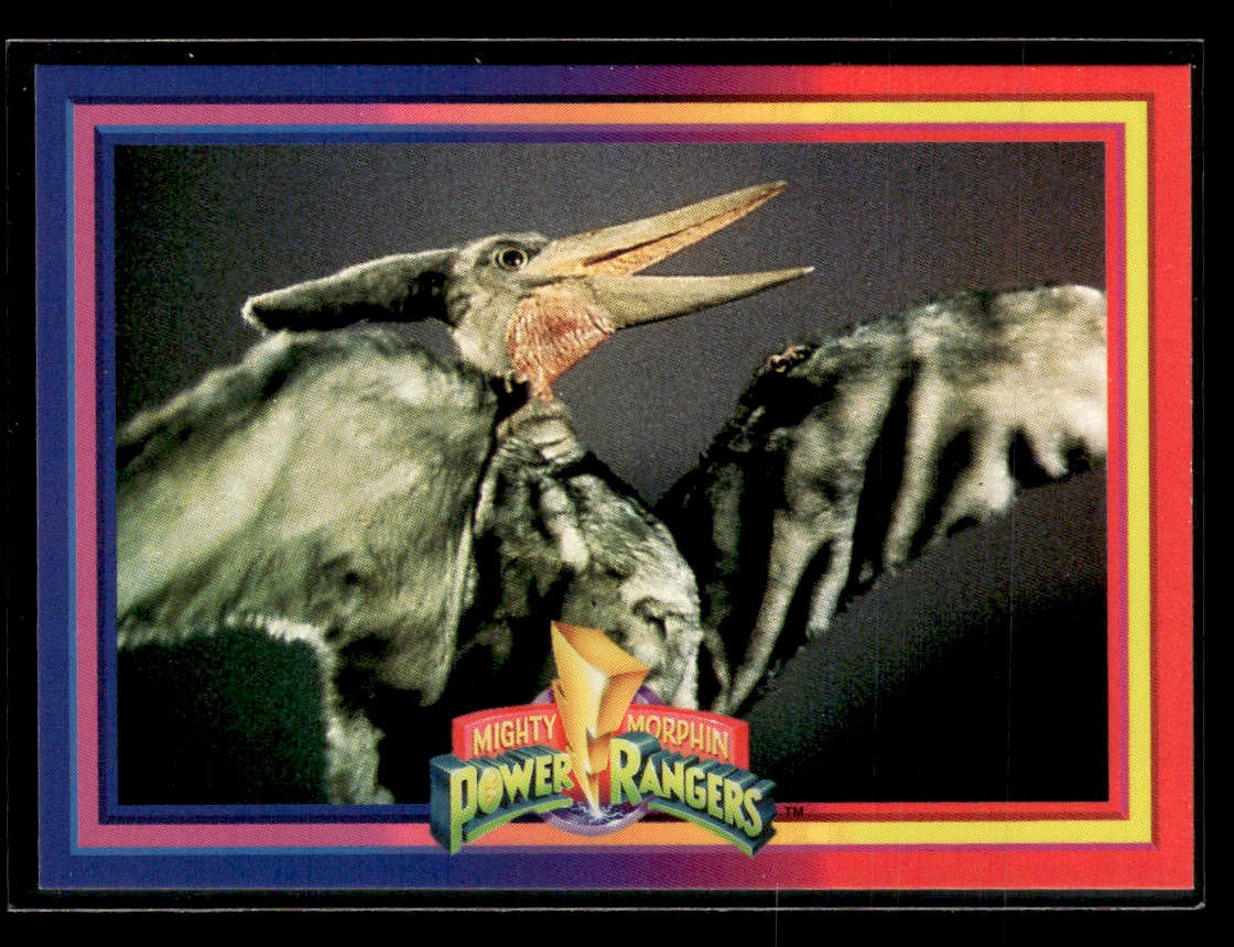 1994 Collect-A-Card Mighty Morphin Power Rangers (Hobby) #12 Pterodactyl card