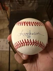 Original Reggie Jackson 44 Single Signed Baseball... UDA Sticker Affixed
