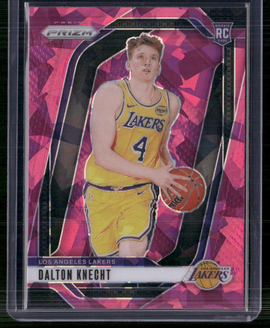 2024-25 Panini Prizm #238 Dalton Knecht Prizms Pink Ice