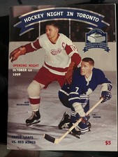 HOCKEY NIGHT IN TORONTO 10 Oct 98 last Maple Leaf Garden Opening Night vs. Wings