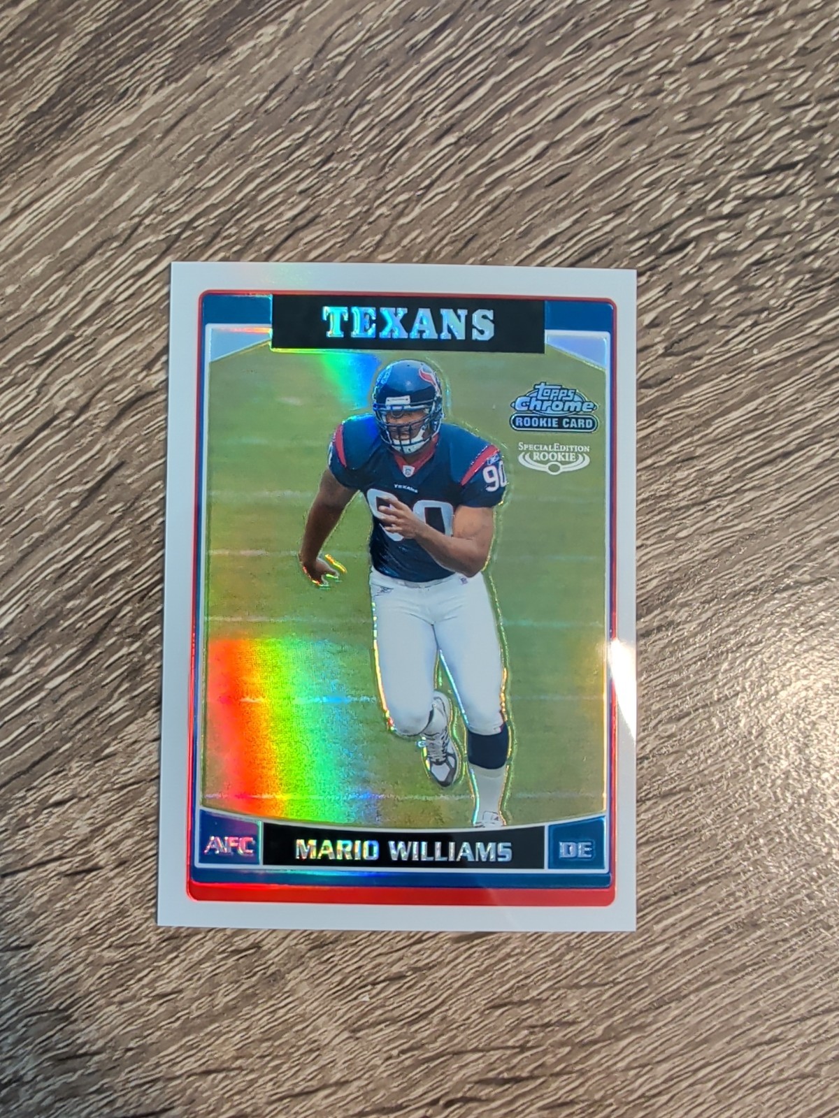 2006 Mario Williams Topps Chrome #256 Refractor Rookie - Special Edition RC