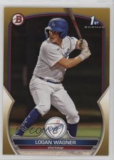 2023 Bowman Prospects Gold 28/50 Logan Wagner #BP-36 16rl